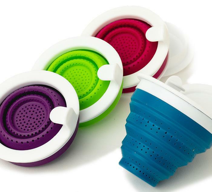 Collapsible Tea Strainer - Tuffy Steeper - Green